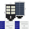 New Integrated Solar Lamp Increased Upgrade Outdoor Household New Rural Courtyard Street Lamp LED Induction Wall Lamp