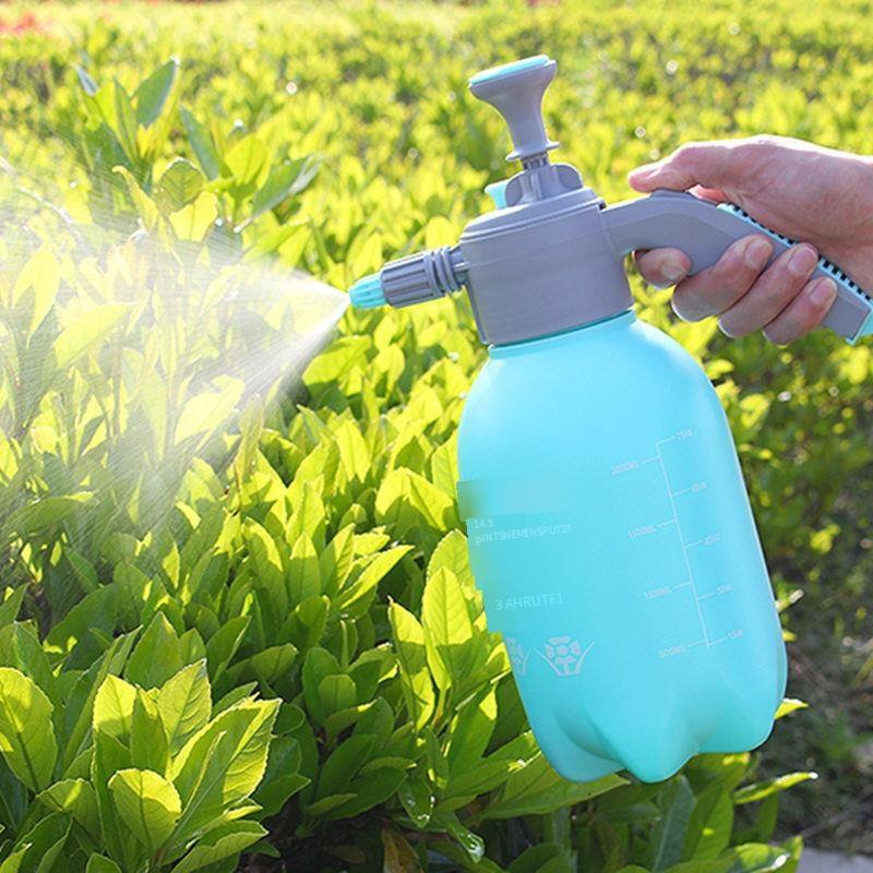 6 Pieces Herbicidal Spray Kettle Manual Pressure Flower Watering Kettle Watering Pot Disinfectant Sprinkler 2 Litres (high Pressure Transparent Section) + Long Sprinkler