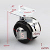 4 Pieces of 2 Inch  Alloy Universal Wheel Sofa Wheel Cabinet Caster Tea Table Pulley Table Caster Wheel