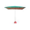 New Large Outdoor Sunshade Inclined  Canopy Stall Umbrella Rainproof Folding Square Thickened Umbrella Four Bones 2 × 1.5 M