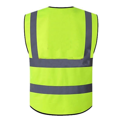 6 Pieces Reflective Vest With Light LED Reflective Vest With Light Flashing Light Reflective Vest I-shaped V-shaped Clothing Reflective Clothing Riding Traffic Road Administration Fluorescent Color