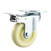 3 Inch Light Screw Universal Band Brake Wheel Light Caster Wheel Nylon Wheel  Non-Slip Mute