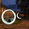 Rocking Chair LED Light Moon Swing Circular Colorful Scenic Spot Decorative Lamp Hanging Basket Indoor Cradle 1.3 M Swing + Small Bracket