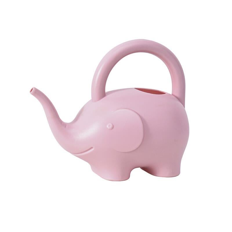 10 Pieces 1L Pink Elephant Household Gardening Tools Children's Cute Cartoon Elephant Shape Watering Pot