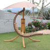 Swing Outdoor Anti-corrosion Solid Wood Hanging Basket Bed Single Swing Outdoor Balcony Hanging Chair Courtyard Indoor Rocking Chair