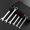 Dual Purpose Wrench Ratchet 72 Tooth Open Ring Set Tool Solid Auto Repair Tool 12 Piece Ratchet