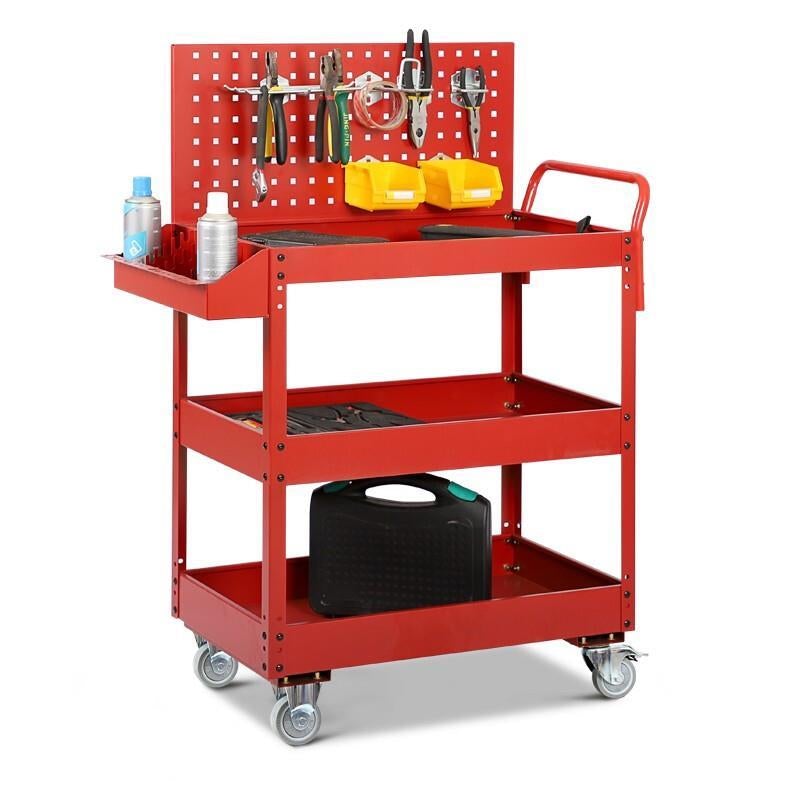 3 Tier Maintenance Tool Trolley 164 Configuration Package Blue 3 Shelf Utility Cart Mobile Tool Cart