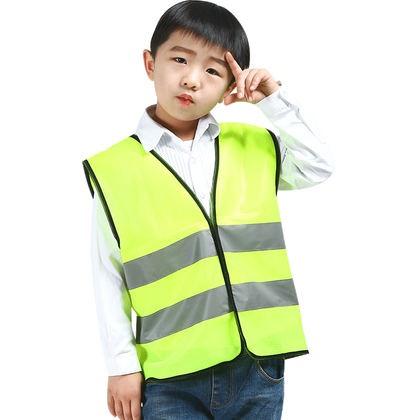 25 Pieces Children's Safety Clothing Reflective Vest Group Activities Safety Protection Vest Primary School Students' Extracurricular Fluorescent Clothing