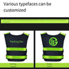 6 Pieces Traffic, Road Administration, Highway, High-speed Duty Lighting, Hot Embossing, Fluorescent Reflective Vest, Reflective Clothes