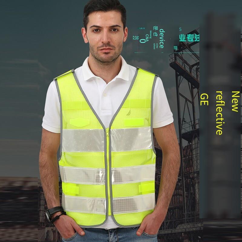 Reflective Vest Traffic And Road Administration Reflective Safety Suit With Button Riding Vest Reflective Vest Reflective Vest