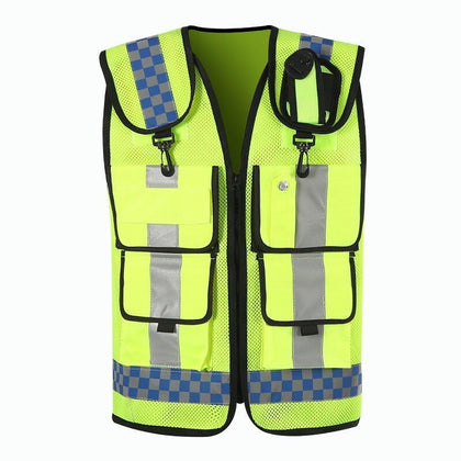 Reflective Vest Vest Construction Safety Protective Clothing Riding Vest Motorcycle Safety Clothing