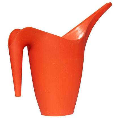 6 Pieces Orange Gardening Supplies Long Spout Watering Pot PP Resin Pointed Spout Watering Pot Flower Green Plant Durable Plastic Watering Pot