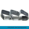 6 Pieces PET Plastic Steel Belt Packing Buckle Iron Sheet Packing Buckle Manual Belt Packing Buckle