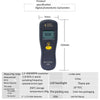 Non-contact Photoelectric Tachometer Laser Linear Speed Tester Digital Display