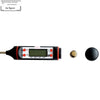 6 Pieces Air Conditioning Thermometer Outlet Electronic Digital Display Food Temperature Measurement High-precision Probe