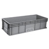 Large Plastic Industrial Warehouse Turnover Box Rectangular Packing Turnover Box 1000 * 400 * 280 mm Gray