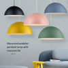 6 Pieces Small Chandelier Lampshade Single End Industrial Style Creative Personality Lampshade Small Size 20cm Blue