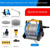 Household High-pressure Washing Water Gun Water Pipe Car Brush Artifact Hose Retractor Coil Garden Watering And Cleaning Set 30m Set + Bubble Pot
