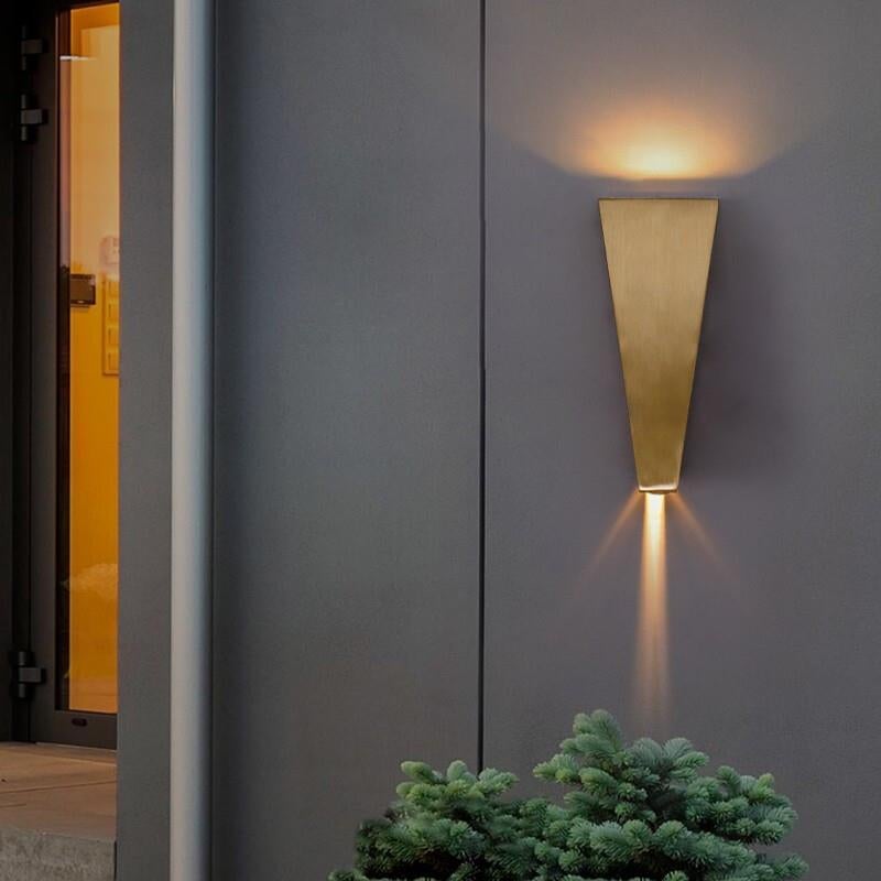 Outdoor Waterproof Wall Lamp Modern Simple Nordic Light Luxury Outdoor Lighting Courtyard Corridor Wall Washing Lamp 12w