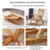 Bamboo Rocking Chair Reclining Chair Lazy Lunch Chair Family Chair Boutique Soft Rocking Chair + Cloth Cushion