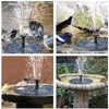 Solar Fountain Floating Micro Battery Fountain Outdoor Garden Courtyard Rockery Landscaping Water Pump 1w Solar Fountain