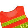 10 Pieces Orange Red Mesh Vest Reflective Vest Reflective Safety Clothing Reflective Clothing Sanitation Riding Safety Clothing