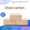 30 Pieces Carton 3-layer Packing Box Express Delivery Packing Box Special Specification Flat Shoe Box Wholesale 3-layer Extra Hard Shoe Box