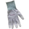 20 Pairs Dust Free Gloves PU Coating Finger Carbon Fiber Electronics Factory Assembly Gloves Gray M