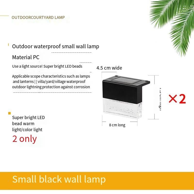 Solar Decorative Lamp Outdoor Waterproof Courtyard Lamp Atmosphere Table Lamp Outdoor Garden Household LED Lamp Bubble Square Solar Decorative Lamp
