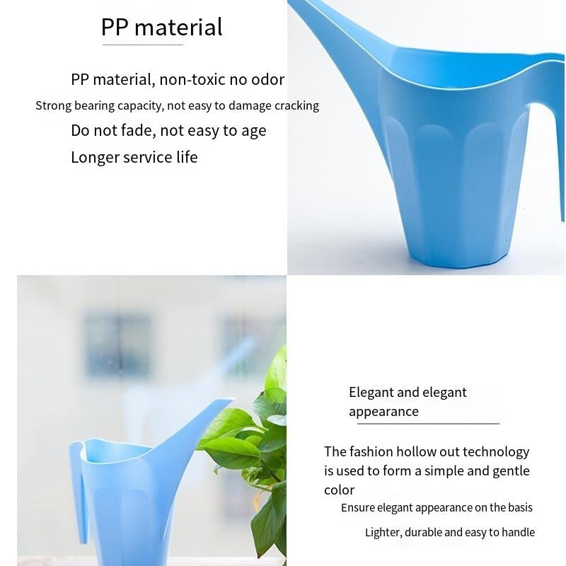 10 Pcs Horticultural Long Mouth Watering Pot Potted Flowers And Plants Fleshy Horticultural Flowers And Vegetables Flower Tool 1L Watering Pot Blue