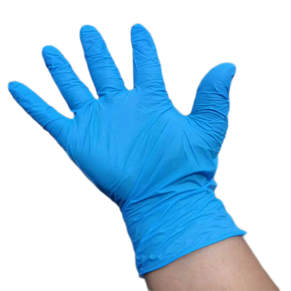 Disposable Nitrile Gloves Thickened Nitrile Food Cleaning Inspection Waterproof Antiskid Work Protection Kitchen Labor Protection 100/Box