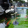 Flower Floating Solar Fountain Outdoor Fish Pool Decoration Water Pump