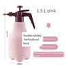 10 Pieces Pressure Type Watering Flower Spray Bottle Small Watering Pot Atomizing Spray Bottle Horticultural Plastic Watering Kettle Household Watering Pot 1.5 Liter Pink