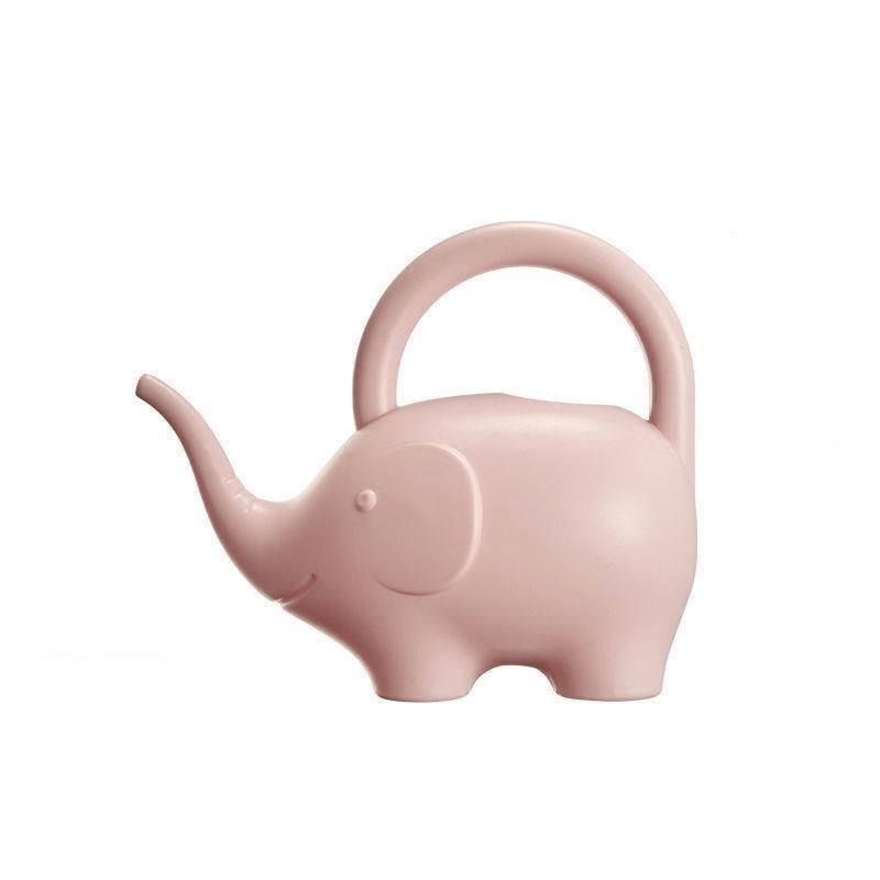 6 Pieces Small Elephant Watering Pot [Pink] Children's Gardening Tools Small Watering Pot Children's Watering Pot Watering Pot Household Small Gardening Flower Raising Fleshy Small Thickened Large Capacity