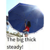 Super Large Outdoor Commercial Stall Umbrella Sun Umbrella Sunshade Advertising Printing Custom Folding Round 2.0m Color (three Layer Frame)