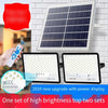 Solar Lamp One For Two Outdoor Bright LED Courtyard Lamp Household New Countryside Bright Indoor Induction Lighting High-power Solar Lamp Bright Large LED