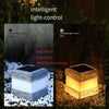 Solar Energy Simulation Square Stone Lamp Lawn Outdoor Stairs Integrated Intelligent Led Outdoor Atmosphere Small Night [1 Pack]