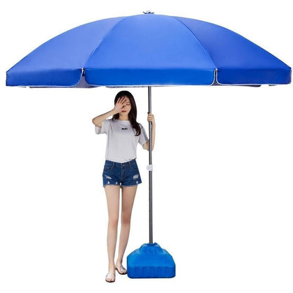 Outdoor Sunshade Large Stall Umbrella Large Umbrella Big Umbrella Rainproof And Sunscreen Double Fold Advertising Umbrella