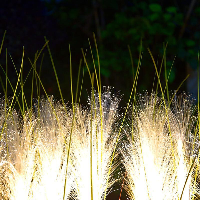 Single LED Optical Fiber Reed Lamp Simulation Reed Lamp Lawn Landscape Lamp Outdoor Courtyard Lighting Project Ten Light-emitting Plants