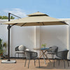 Sunshade Umbrella Outdoor Courtyard Villa Garden Roman Stall Large 3m Round [with Water Tank Base]