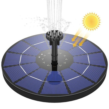 6.5w Rockery Running Water Solar Fountain Fish Tank Water Pump Fish Pond Circulating Self-priming Miniature Hospital Non Electric Water Circulating Solar Water Pump