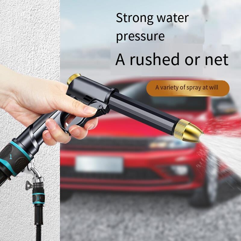 Car Wash Water High Pressure Telescopic Car Artifact Household Brush Tool Set Pressurized Water Irrigating Ground [water Injection 15 Meters Suit]