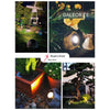 Solar Outdoor Lamp Courtyard Garden Layout Stone Small Decoration Lawn Landscape Waterproof Spotlight Simulation Basalt - 1 Set [white Light + Warm Light]