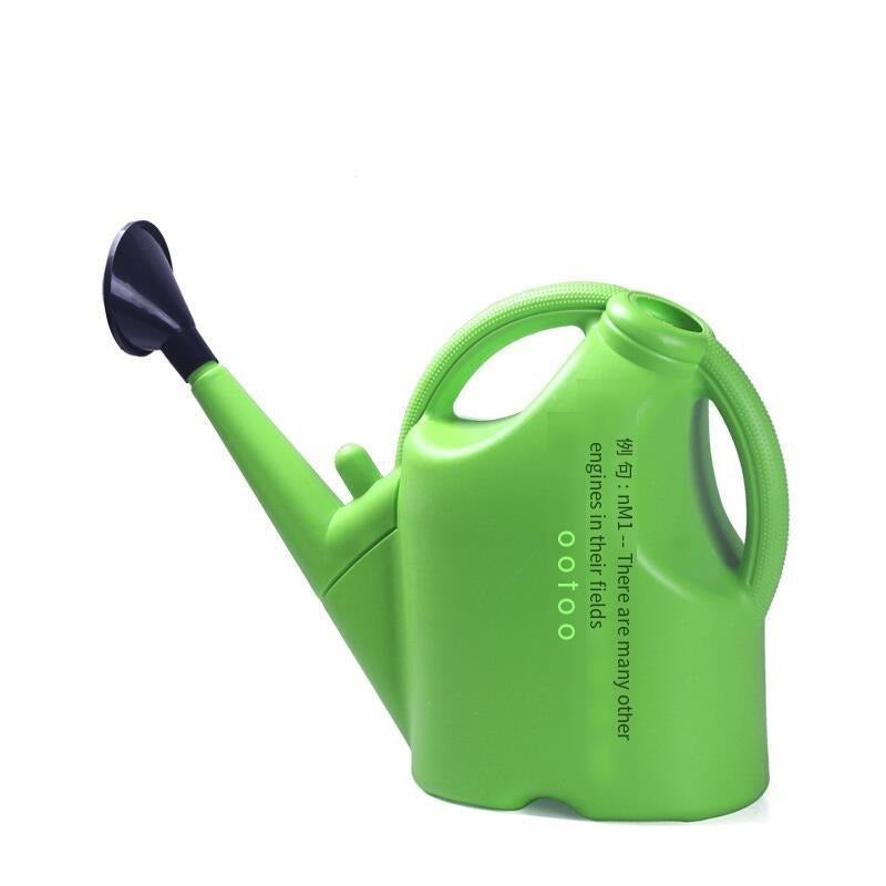 10L Green Thickened Watering Pot Large Watering Watering Pot Plastic Watering Pot Long Nozzle Watering Pot Gardening Watering Pot Household Watering Pot
