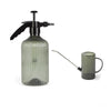 Grey 2L Spray Kettle + Transparent Grey Watering Pot 1L Watering Pot Watering Kettle Pressure Sprayer Watering Pot Watering Garden