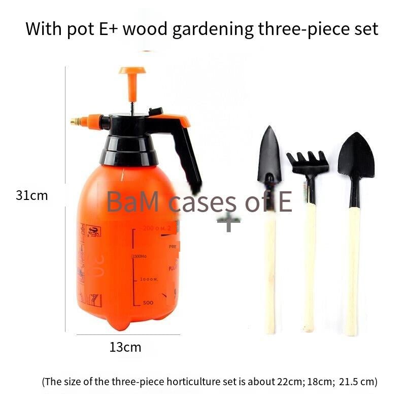 6 Pieces Air Pressure Watering Pot 2L Watering Pot  Horticultural Tools Pressure Sprayer Sprinkling Pot Double Wash Car Watering Pot Thickening 2 Liters