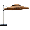 Outdoor Sunshade Security Guard Box Large Courtyard Roman Umbrella Outdoor Sunshade Furniture Umbrella Top Color Sunbrella Cloth