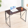 IBAMA Folding Space-Saving Desk for Writing Modern Home Office Desk Compact Home Work Study Table Computer Laptop Table