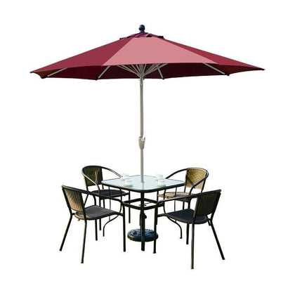 Outdoor Table And Chair Rattan Chair Outdoor Balcony Table And Chair Leisure Garden Table And Chair Three Piece Courtyard Rattan Chair 1 + 2
