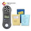 Wind Speed Humidity Illumination Temperature Four In One Meter Multi Function Wind Speed Meter